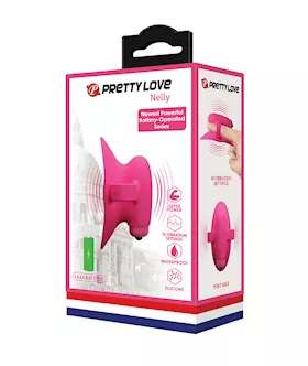 Pretty Love Nelly Finger Battery Vibe  Pink