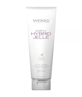Wicked Sensual Care Simply Hybrid Jelle Lubricant  4 oz