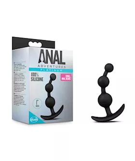 Blush Anal Adventures Small Beads - Black