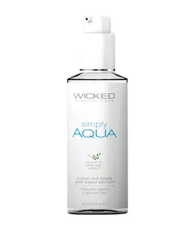 Wicked Sensual Care Simply Aqua Water Based Lubricant  23 oz