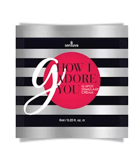 G How I Adore You GSpot Enhancement Cream  6 ml Single Use Pillow Packet