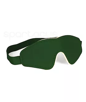 Spartacus PU Blindfold wPlush Lining  Green