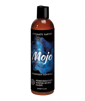 Intimate Earth Mojo Water Based Performance Glide  4 oz Peruvian Ginseng