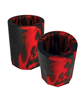 Oxballs Hognips 2 Nipple Suckers - Red/black