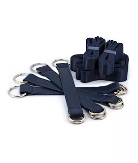 Bondage Couture Tie Down Straps - Blue