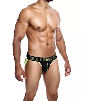 Male Basics Neon Jockstrap Neon Yellow Xl