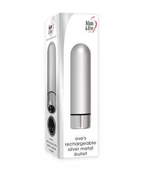 Adam & Eve Eve's Rechargeable Silver Metal Bullet