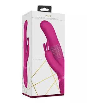 Shots Vive Izara Rotating Beads Rabbit Pink
