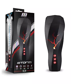 Blush M for Men Storm Suction Powered Stroker  Clear