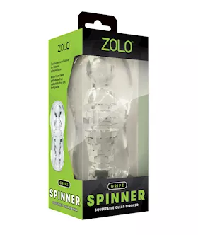 ZOLO Gripz Spinner Stroker  Clear