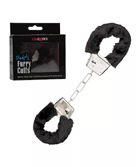 Playful Furry Cuffs - Black