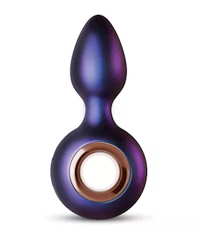 Hueman Deep Space Vibrating Anal Plug - Purple