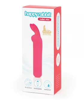Happy Rabbit Rechargeable Bullet - Pink