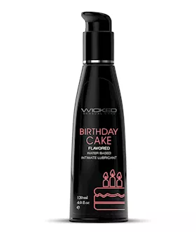 Wicked Sensual Care Water Based Lubricant  4 oz Birthday Cake
