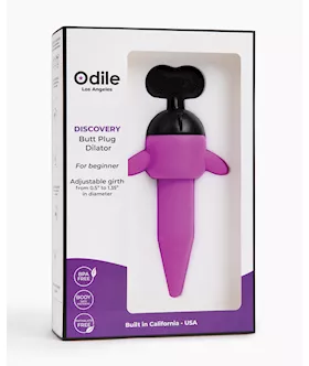 Odile Discovery Tapered Butt Plug Dilator - Purple