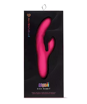 Nu Sensuelle Nubii Kiah Turbo Boost amp Heating Dual Stim Rabbit Pink
