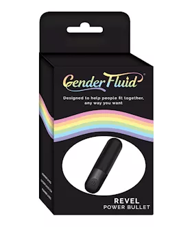 Gender Fluid Revel Power Bullet  Matte Black