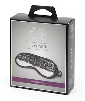 Fifty Shades Of Grey Play Nice Satin & Lace Blindfold