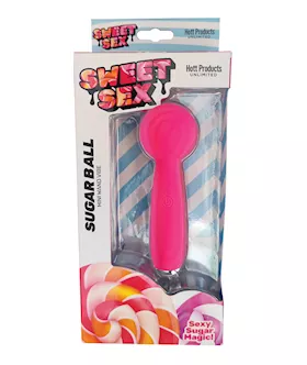Sweet Sex Sugar Ball Mini Wand Vibe Magenta