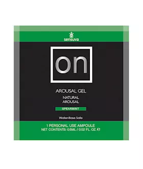 On For Her Arousal Gel Single Use Packet - 6 Ml Spearmint