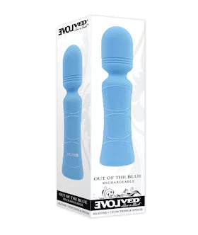 Evolved Out of The Blue Vibrating Mini Wand Blue