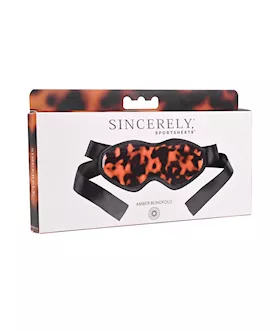 Sincerely Amber Blindfold