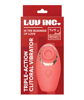 Luv Inc Triple  Action Clitoral Vibrator  Coral