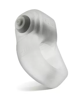 Oxballs Glowdick Cockring W/led - Clear Ice