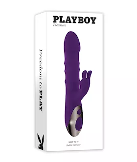 Playboy Pleasure Hop To It Rabbit Vibrator Acai