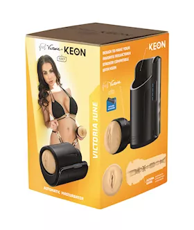 Kiiroo Keon Feel Stars Collection Stroker Combo Set - Victoria June