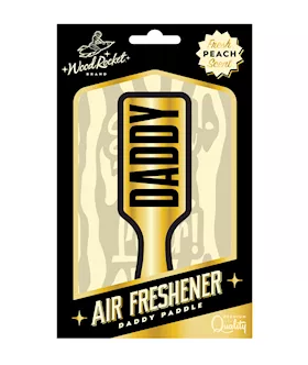 Wood Rocket Daddy Paddle Air Freshener - Peach
