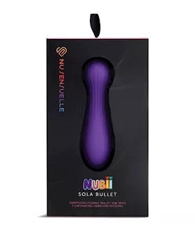 Nu Sensuelle Sola Nubii Flexible Bullet  Purple