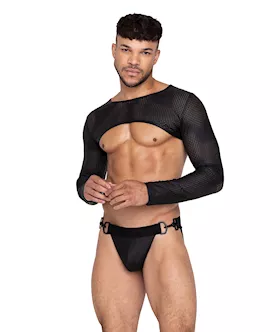 Master Crop Top Black Md