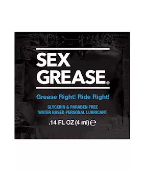 Sex Grease Water Based  4ml Foil