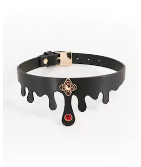 Fetish amp Fashion Elvira Collar  Black