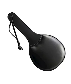 Rouge Leather Padded Ping Pong Paddle - Black