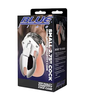 Blue Line 2.75" Small Cock Humiliation Chastity Cage
