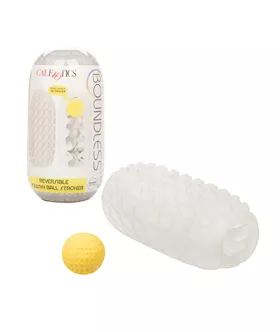 Boundless Reversible Squishy Ball Stroker  Yellow