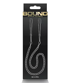 Bound DC3 Nipple Clamps  Gunmetal
