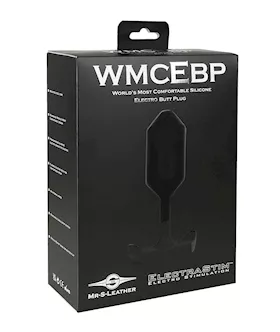 ElectraStim x Mr S Leather  World039s Most Comfortable Silicone Electro Butt Plug  Black