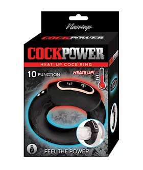 Cockpower Heat up Cock Ring  Black
