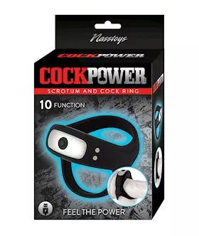 Cockpower Scrotum and Cock Ring  Black