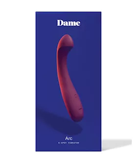 Dame Arc G-spot Vibrator - Plum
