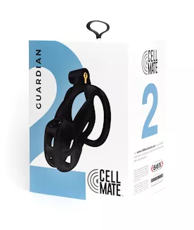 Sport Fucker Cellmate Guardian Chastity Cage - Size 2 Black
