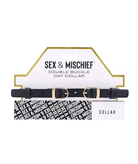 Sex & Mischief Double Buckle Day Collar