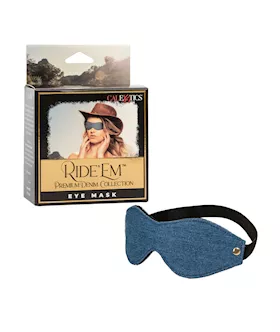 Ride 039Em Premium Denim Collection Eye Mask