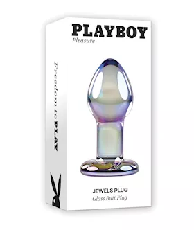 Play Boy Pleasure Jewels Butt Plug  Clear