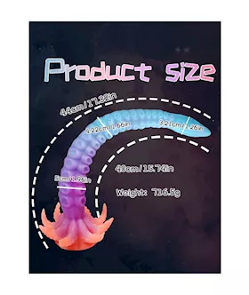 Glowing Tentacle Fantasy Dildo