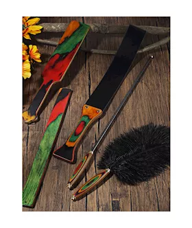 Colourwood Leather Paddle