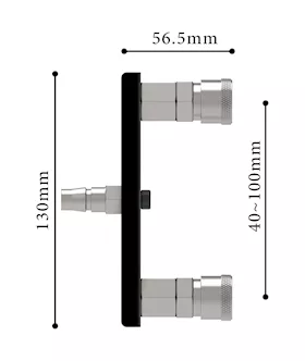 Aureum 520a Sex Machine Double Joint Adapter